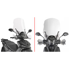 GIVI TRANSPARENTNÉ PLEXI VOGE SR16 125/200 (25-26) D9265ST