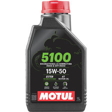 MOTUL 5100 POLOSYNTETICKÝ ESTEROVÝ OLEJ 15W50 4T 1L