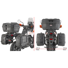 GIVI BOČNÉ NOSIČE PL ONE-FIT MONOKEY KTM 390 ADVENTURE X/R (25-26) PLO7718MK