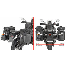 GIVI BOČNÉ NOSIČE TREKKER OUTBACK / CANYON MONOKEY CAM SIDE CF MOTO 800/1000 MT-X (25-26) PLO9230CAM