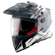 AXOR PRILBA X-CROSS D/V SPEEDOMETER WHITE GREY