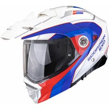 SCORPION PRILBA ADX-2 KAMPS WHITE-RED-BLUE