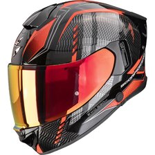 SCORPION EXO-530 AIR THERAS BLACK METAL-RED