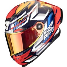 SCORPION PRILBA EXO-RACE AIR KOBRA BLUE-YELLOW-RED