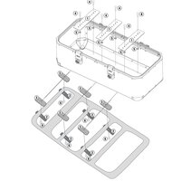 GIVI MONTÁŽNA SADA NA KUFOR OBK110A OBK110KIT