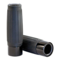 HS MOTO GUMOVÉ GRIPY CUSTOM ČIERNE 25,4 MM