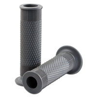 HS MOTO GUMOVÉ GRIPY FAST SIVÉ 22 MM