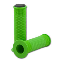 HS MOTO GUMOVÉ GRIPY FAST ZELENÉ 22 MM