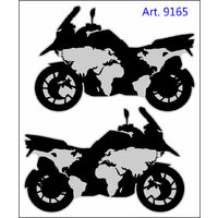 QUATTROERRE NÁLEPKA ADVENTURE MOTORKA NA KUFRE