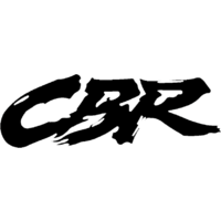 QUATTROERRE NÁLEPKA CBR 14CM - ČIERNA