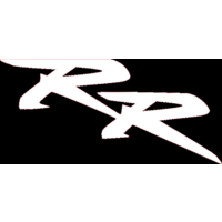 QUATTROERRE NÁLEPKA RR 15CM - BIELA