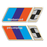 QUATTROERRE NÁLEPKY NA BOKY NÁDRŽE MOTORRAD