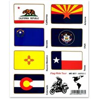 QUATTROERRE NÁLEPKY TOUR AMERICA 2 13,5x16