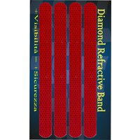 QUATTROERRE REFLEXNÉ NÁLEPKY ČERVENÉ