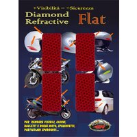 QUATTROERRE REFLEXNÉ NÁLEPKY ČERVENÉ OBDĹŽNIKY