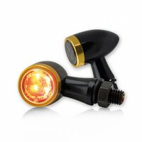 HS MOTO LED SMEROVKY JACK ZLATÉ S KONCOVÝMI SVETLAMI