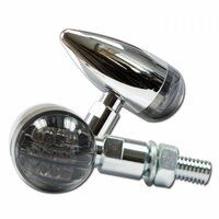 HS MOTO LED SMEROVKY MINI BULLET CHRÓM