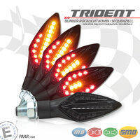 HS MOTO SEKVENČNÉ LED SMEROVKY TRIDENT