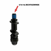 HS MOTO ADAPTÉR NA SPÄTNÉ ZRKADLO 5/16-18 P ČIERNY