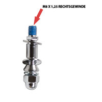 HS MOTO ADAPTÉR NA SPÄTNÉ ZRKADLO M8 P CHRÓM