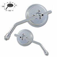 HS MOTO SPÄTNÉ ZRKADLÁ - 1 PÁR