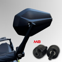 HS MOTO SPÄTNÉ ZRKADLÁ SOLID M8