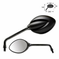 HS MOTO SPÄTNÉ ZRKADLA STRATO