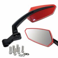 HS MOTO SPÄTNÉ ZRKADLO ČERVENÉ - AGILITY - PÁR