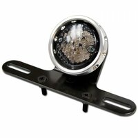 HS MOTO LED BRZDOVÉ SVETLO ''CNC'' STRIEBORNÉ