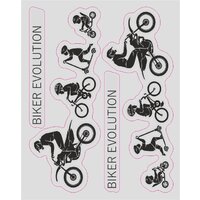 QUATTROERRE NÁLEPKA EVOLUTION BIKER