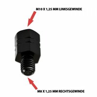 HS MOTO ADAPTÉR NA SPÄTNÉ ZRKADLO M10/M8