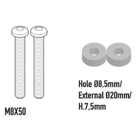 GIVI SADA NA MONTÁŽ PLEXI A201, A210 BENELLI IMPERIALE 400 (20-23) A8707A