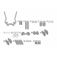 GIVI SADA NA MONTÁŽ PLEXI BMW R1200 R (15-18) A5117A