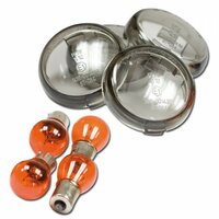 HS MOTO ZATMAVENÉ KRYTKY SMEROVIEK  4KS , BULLET STYLE HARLEY DAVIDSON VRSCA/VRSCB (00-)