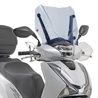 GIVI PLEXI HONDA SH 125I/150I (17-19) S MODRÝM OKRAJOM D1155BL