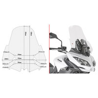 GIVI PLEXI KAWASAKI VERSYS 650 (17-21) D4122ST