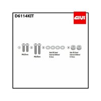 GIVI SADA NA MONTÁŽ PLEXI 6114DT KYMCO AGILITY 300 R16 (19-23) D6114KIT