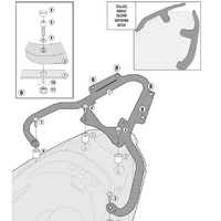 GIVI ZADNÝ NOSIČ KYMCO K-XCT 125i/300i SR6103