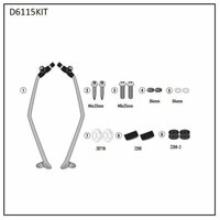 GIVI SADA NA MONTÁŽ PLEXI 6115DT KYMCO X-TOWN 125-300 CITY (20-23) D6115KIT