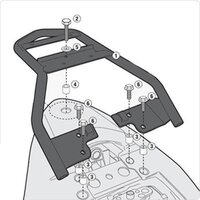 GIVI DRŽIAK KUFRA SUZUKI INAZUMA 250 (12-16) SR3103