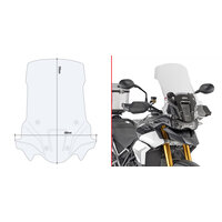 GIVI PLEXI TRIUMPH TIGER 900 RALLY (20-23) D6418ST