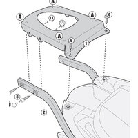 GIVI DRŽIAK KUFRA TRIUMPH TIGER SPORT 1050 (13-20) SR6404