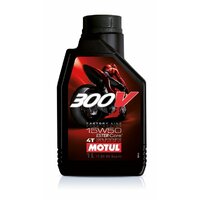 MOTUL 300V 100% SYNTETICKÝ ESTEROVÝ OLEJ 15W50 4T FL 1L