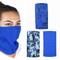 OXFORD MULTIFUNKČNÁ ŠATKA COMFY HAVOC BLUE 3KS V BALENÍ