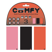 OXFORD MULTIFUNKČNÁ ŠATKA COMFY PINK/BLK/RED 3KS V BALENÍ (D)