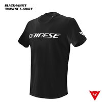DAINESE TRIČKO DAINESE BLACK/WHITE