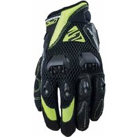 FIVE RUKAVICE STUNT EVO AIRFLOW BLACK/FLUO YELLOW (D)