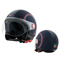 VESPA PRILBA MODERNIST MATNÁ MODRÁ