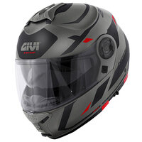GIVI PRILBA X.21 EVO NUMBER MATT TITANIUM/BLACK/RED XXL/63 (D)