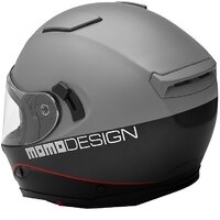 MOMO DESIGN PRILBA HORNET GREY ASPHALT